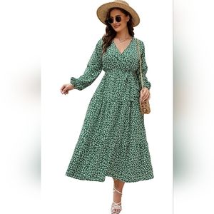 Summer floral maxi dress